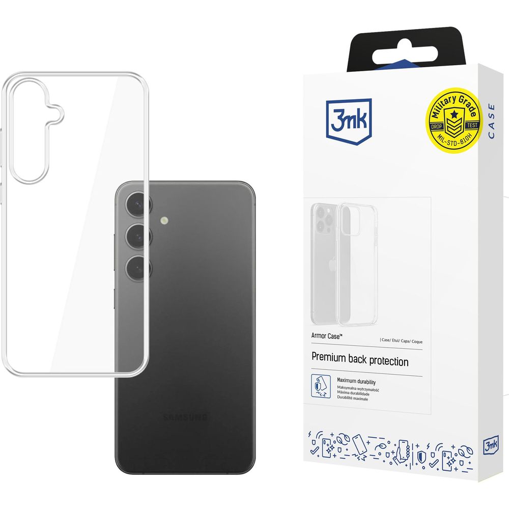 Etui 3mk Clear Case do Samsung Galaxy S25, przezroczyste